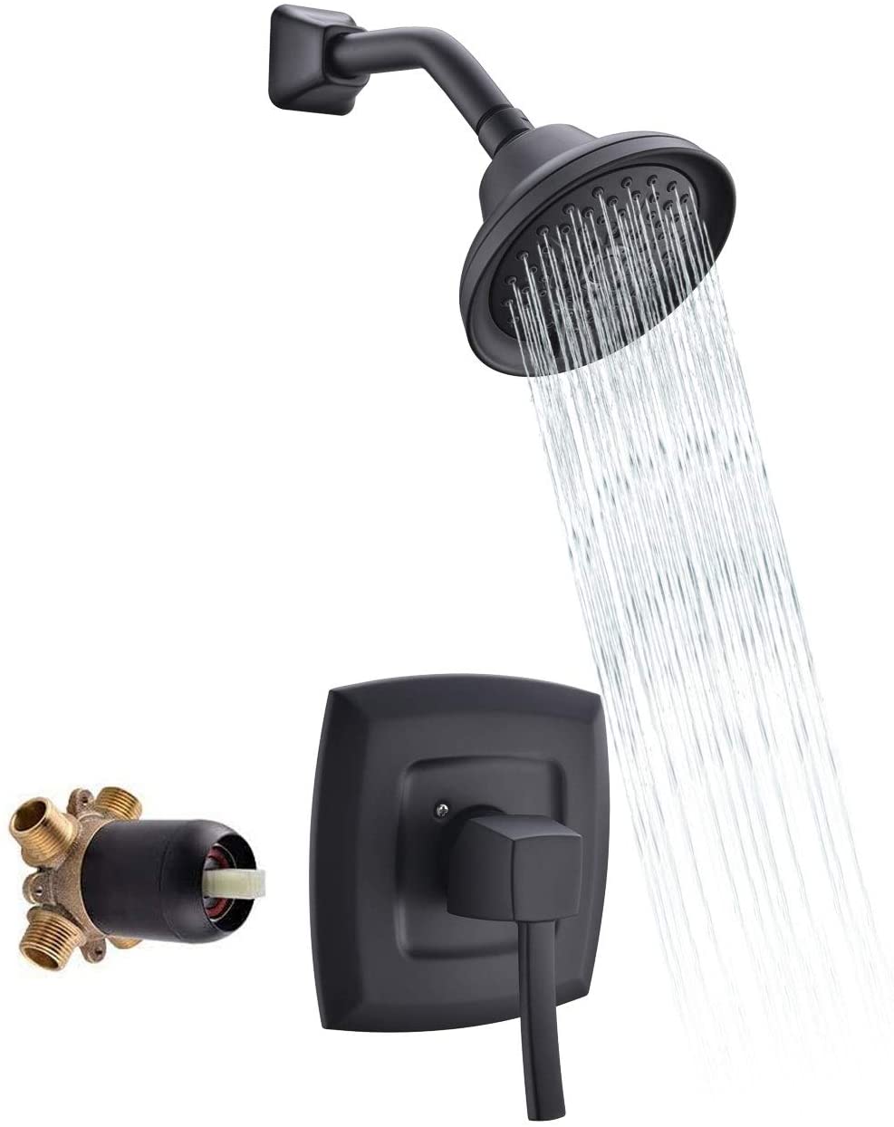 Conjuntos de torneiras de banheiro para chuveiros com efeito de chuva misturador de chuveiros ocultos Conjuntos de chuveiros de banho