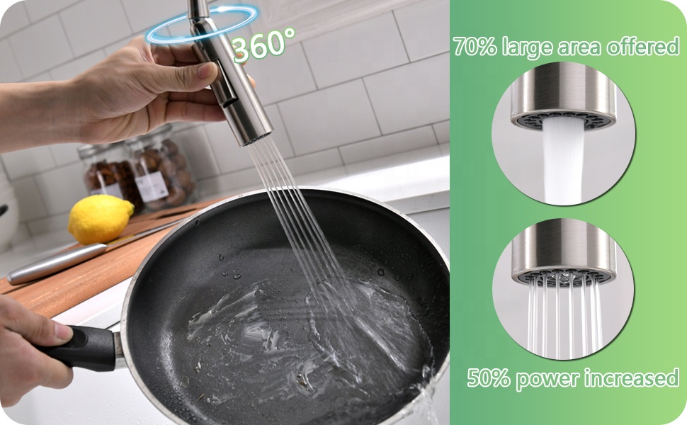 China Melhores torneiras de pia de cozinha pescoço longo torneira primavera torneira flexível cozinha